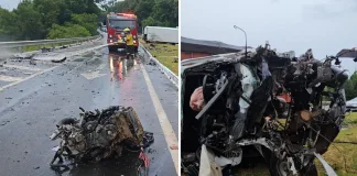 Colisão entre van e carreta deixa dois feridos em Nova Itaberaba