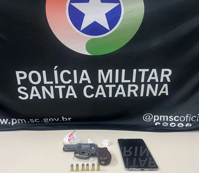 Homem é preso por tráfico de drogas e outros crimes em Concórdia