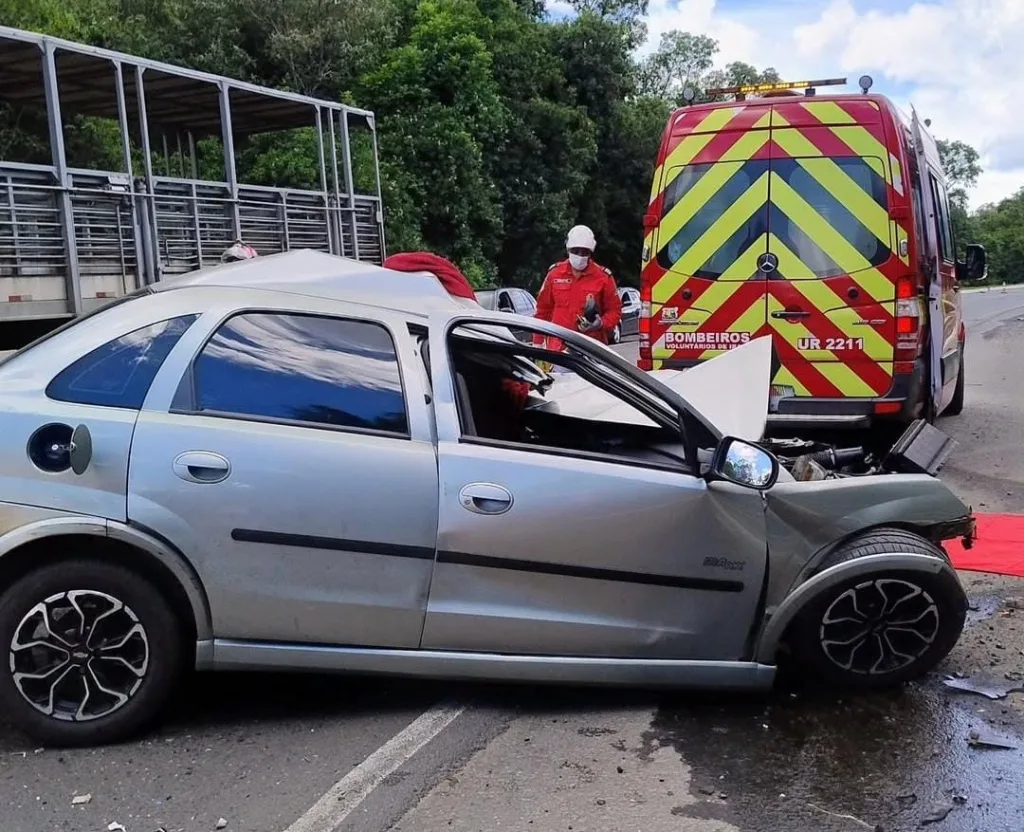 Homem morre em colisão na BR-153, próximo ao Trevão de Irani