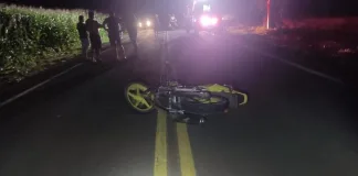 Motociclista morre em acidente no Oeste de SC