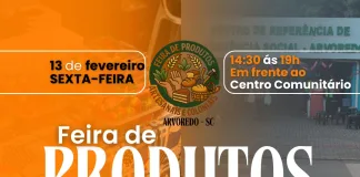 Feirinha de Produtos Artesanais e Coloniais de Arvoredo será na sexta-feira, 13