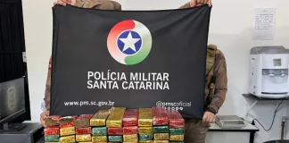 PM apreende grande quantidade de drogas e prende dois homens por tráfico em Chapecó