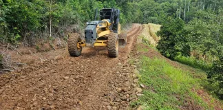 Patrolamento é realizado na estrada geral de linha Vitória