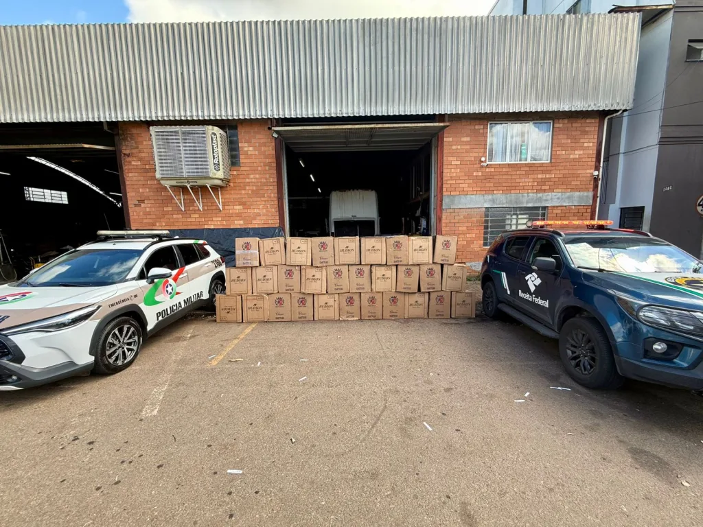 Homem é preso por contrabando de cigarros em Pinhalzinho