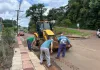 Após chuvas, equipes da Prefeitura de Seara realizam reparos na cidade e no interior