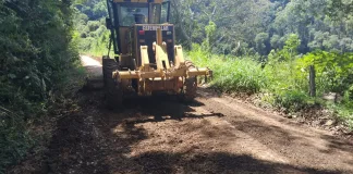 Estradas do interior de Seara recebem manutenção