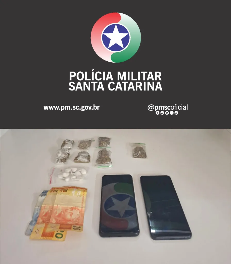 PM apreende adolescentes por ato infracional análogo ao crime de tráfico de drogas em Concórdia