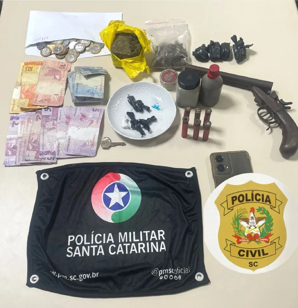 Operação conjunta prende casal por tráfico de drogas em Ipumirim