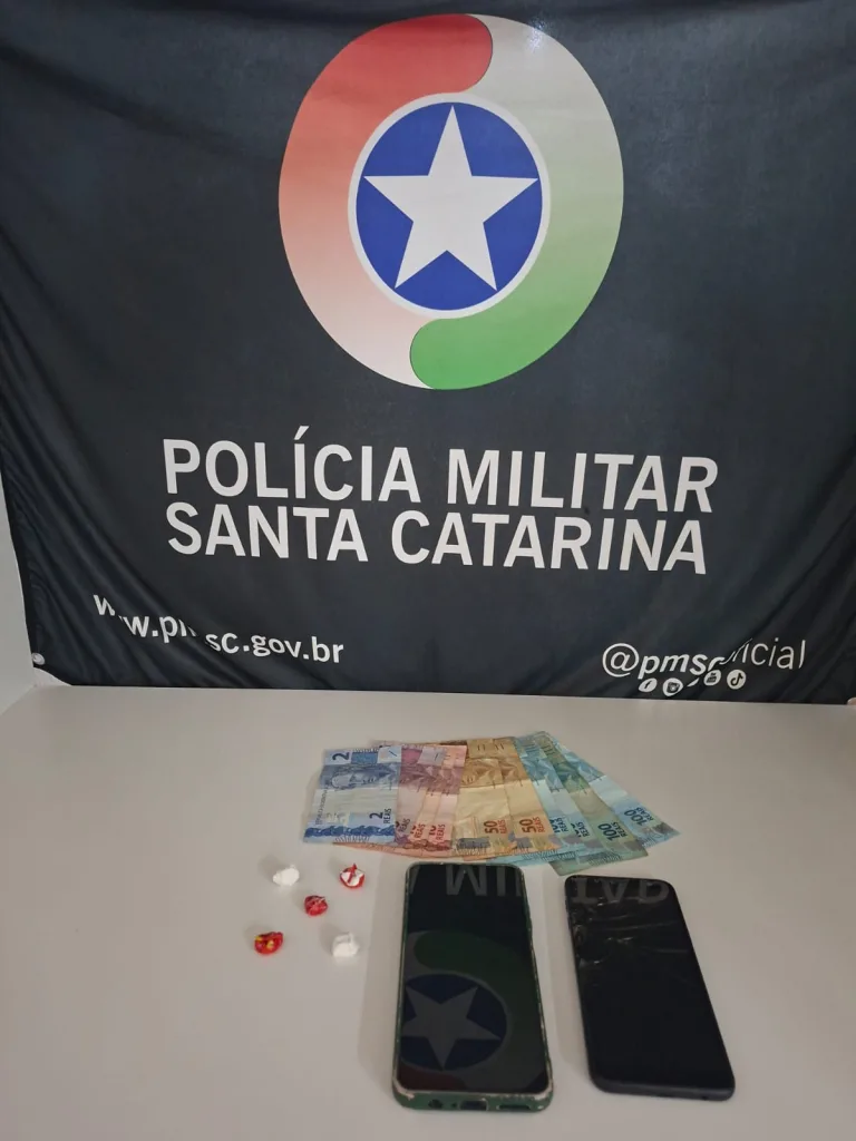 Homem é preso por tráfico de drogas no centro de Concórdia