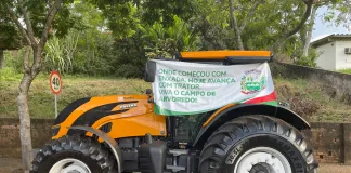 Prefeitura de Arvoredo recebe novo trator para a Agricultura