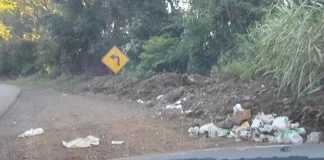 Lixo surge novamente em local irregular no interior de Seara