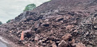 detonações de rochas na SC-283