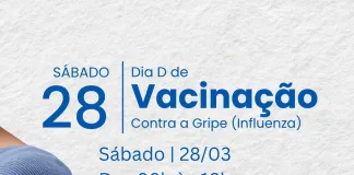 Dia D de vacinação contra a Influenza será neste sábado, 28, em Arvoredo