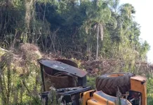 Operador ferido em acidente com máquina em Xavantina