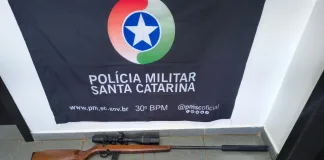 PM prende autor de violência doméstica e apreende armamento em Faxinal dos Guedes