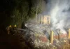 Residência é destruída por incêndio no interior de Xanxerê
