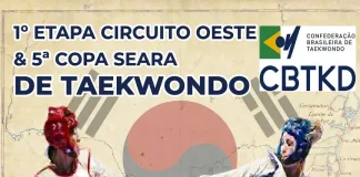 1ª etapa do Circuito Oeste e a 5ª Copa Seara de Taekwondo serão neste domingo, 12, em Seara
