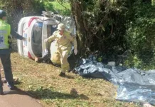 Grave colisão frontal na PR-158 deixa quatro mortos