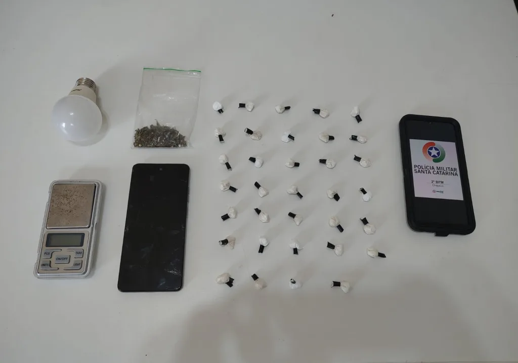 Homem é preso por tráfico de drogas em Chapecó