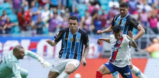 Grêmio empata com o Bahia fora de casa e deixa o Z-4 do Brasileirão