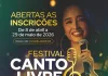 Canto Livre 2026