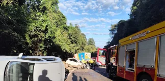Homem morre em acidente com cinco veículos em Chapecó