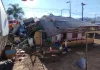 Acidente de grandes proporções destrói três veículos e uma residência em Xanxerê