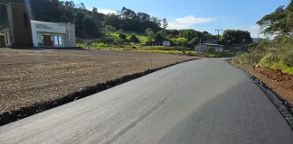 Concluído o asfaltamento em linha São Pedro
