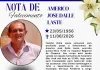 NOTA DE PESAR!