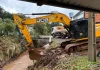 VÍDEO: Seguem os trabalhos de limpeza do rio Caçador na área urbana de Seara