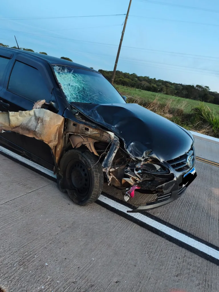 Motociclista fica gravemente ferido após acidente no Oeste de SC