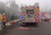 Carro desce ribanceira e deixa motorista gravemente ferido em Concórdia