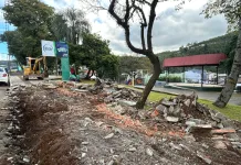 Iniciadas as obras na praça Henriqueta Zanuzzo
