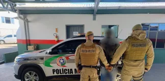 Polícia Militar prende foragido por homicídio em Concórdia