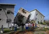 Imagem mostra destruição em Catia La Mar, na Venezuela, após terremoto — Foto Federico Parra/AFP