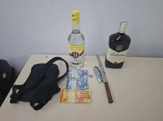 Polícia Militar prende homem por furto em supermercado em Concórdia