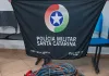 Polícia Militar prende homem com fios de cobre e alumínio furtados em Concórdia