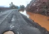 Buracos enormes na SC-283 em Arvoredo