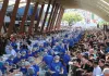 Milhares de pessoas celebram o aniversário de Concórdia com bolo e mortadela de 92 metros