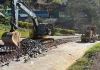 Recuperação de pista e novo trevo no acesso a Canhada Grande pela SC-283