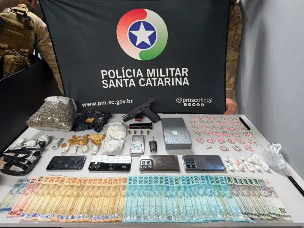 Quatro homens são presos por tráfico de drogas em Xanxerê