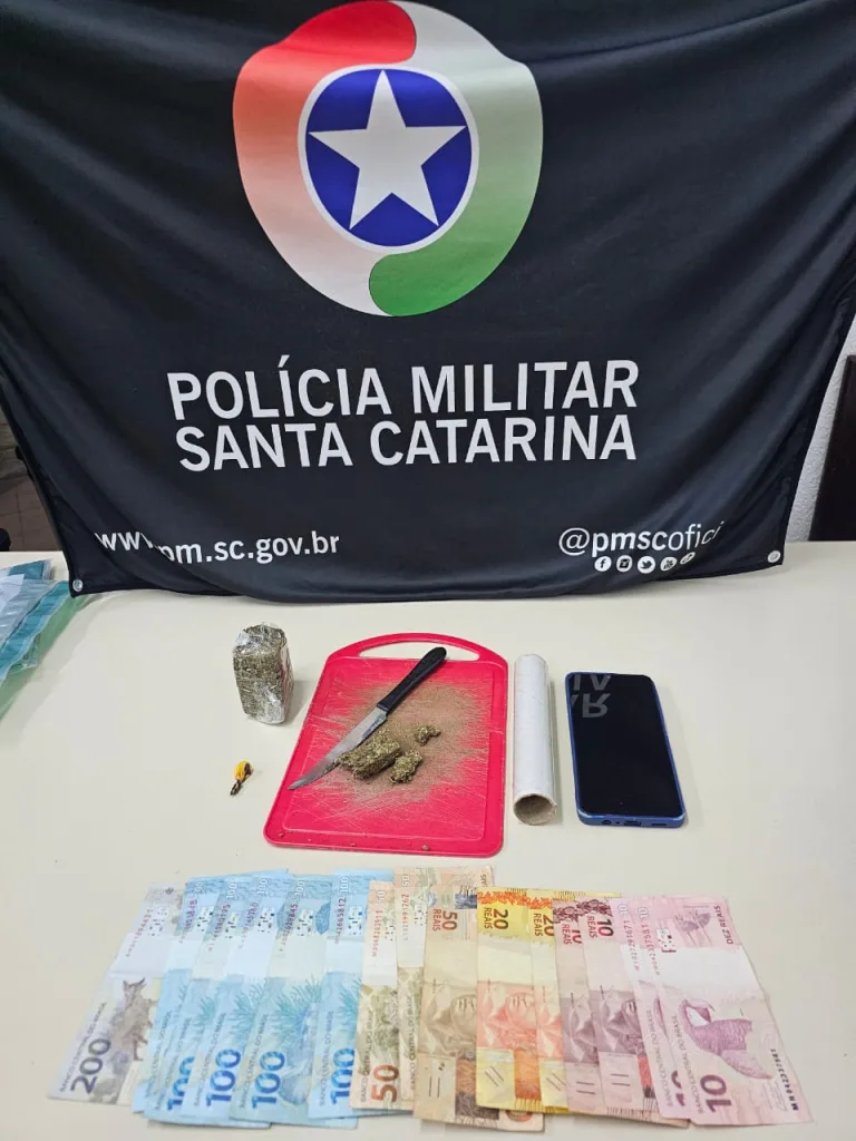PM prende homem por tráfico de drogas em Concórdia