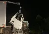Motorista morre em colisão frontal entre dois caminhões na BR-282, em Ponte Serrada