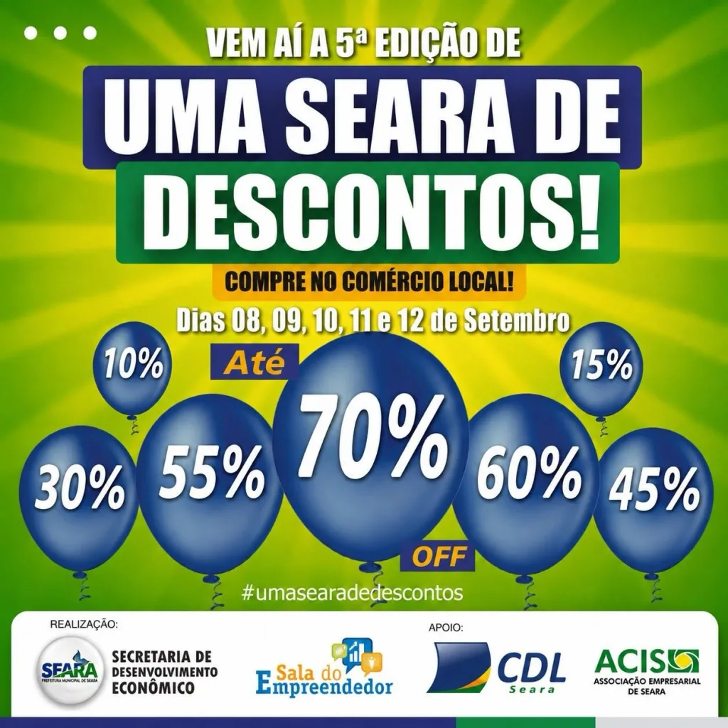 Uma Seara de Descontos