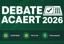 AO VIVO: ACAERT promove debate entre candidatos ao Governo de SC