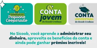 Sicoob Crediauc lança reestruturação nas contas Pequeno Cooperado, Jovem e Universitária