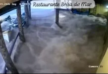 Tsunami meteorológico provoca alagamentos no Litoral Sul de SC; Defesa Civil alerta para novos temporais
