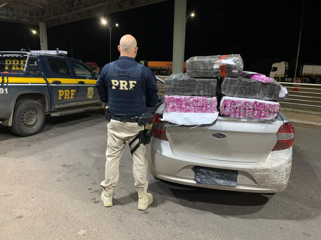 PRF apreende 100 quilos de maconha no Oeste Catarinense