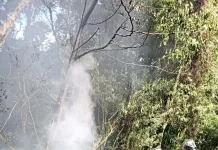 Saída de pista, incêndio e uma pessoa ferida no interior de Concórdia