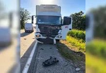 Caminhão de Seara se envolve em acidente com morte na BR-280